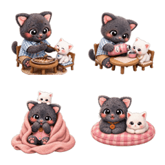 Kuro-chans World Emoji Pack