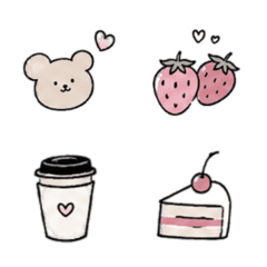 Soft & Chic Hand-Drawn Emojis