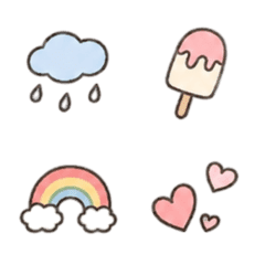 Soft Hand-Drawn Everyday Emojis