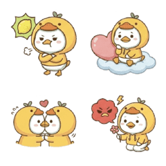 可可鴨戀愛了★表情貼