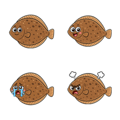 Flounder LINE emoji