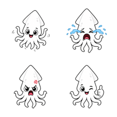 Squid LINE emoji