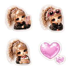 cutegirl emoji.