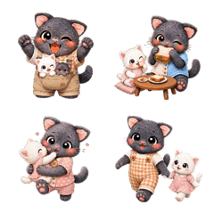 Kuro-chan Emojis for Everyday Use