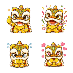 黃醒獅・金仔｜爆閃招財日常