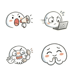 死魚眼饅頭打工人表情貼第2彈