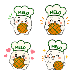 Melo-chan Reaction Emojis