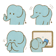 Gentle Zou-san Funny Emoji