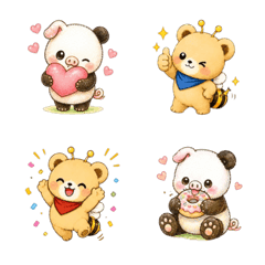 Butanda Hachikuma Emoji (no text)