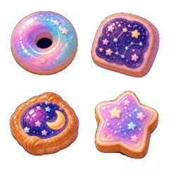 Galaxy Bread Emojis