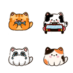 colorful cute cats ^ ^