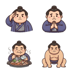 可愛圓滾滾：每日相撲日常反應貼圖