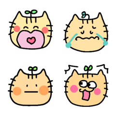 Cute CAT emoji stamp