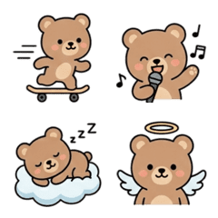 Yurukuma san Everyday Emoji 4