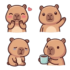 A cute Capybara Daily Mood