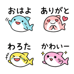 Cute Shark Emoji Pack