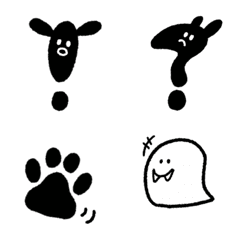 Simple Emoji Black & White
