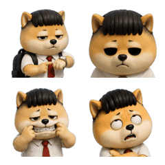 阿志頭打工仔Z世代表情貼