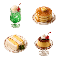 Glossy Retro Cafe Emojis