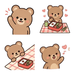 Yurukumasan Lovely Emoji