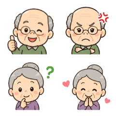 family emoji grandparents