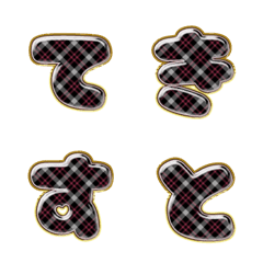happy emoji alphabet MEN pa A 043