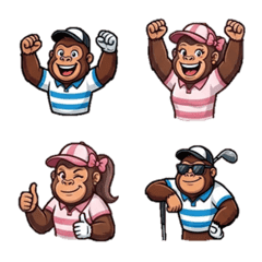 The hardworking golf gorilla