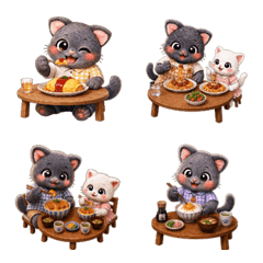 Kuro Gentle Time Emoji Pack