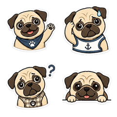Pug Feelings Emoji