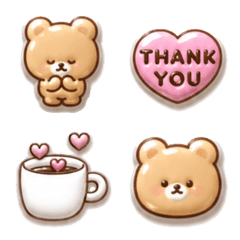 Bear expressing feelings