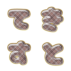 happy emoji alphabet MEN pa A 03N
