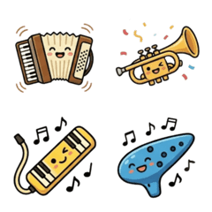 a variety of musical instruments