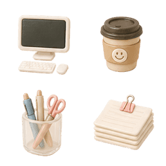 Simple Cute Emojis for Work & Daily