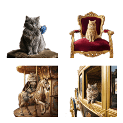 Cat elegant