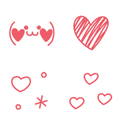 All red heart emoji