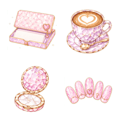 Sparkly Jewel Emoji for Office Ladies