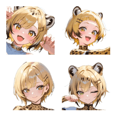 Cheetah Girl Emojis