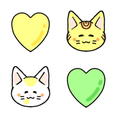 Cute kitten emojis