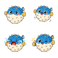 Pufferfish LINE emoji