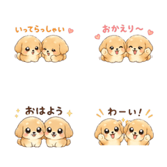 Cute Dachshund Friends Daily Stickers