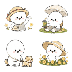 Cute Daily Emoji Vol 14 Summer Outing