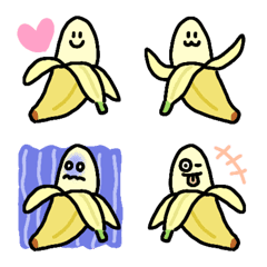 Cheerful Banana Characters Emoji