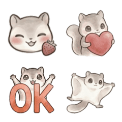 Ezo Momonga Daily Cozy Emoji