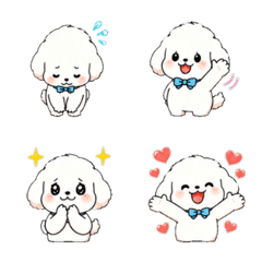 cute dog emoji by sumokko
