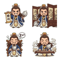 三國孔明 表情貼 1
