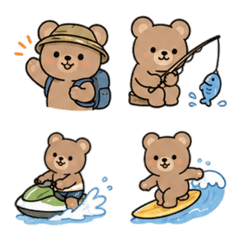 Yurukuma san outdoor emoji