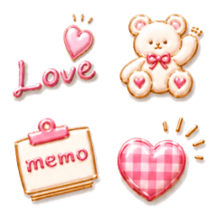 Pink x Gold Stylish Emoji
