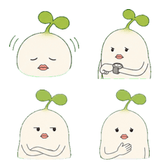 Sprout-kun Funny Emoji