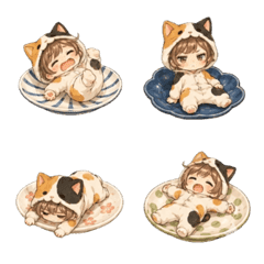 Everyday Cat Costume Emoji