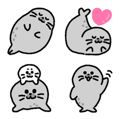 Cheerful Seal Emoji 03